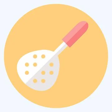 Icon Skimmer - Flat Style - Simple illustration,Editable stroke Stock Illustration