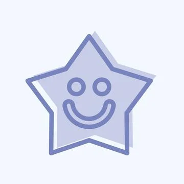 Icon Sleeping Light. suitable for Kids symbol. two tone style. simple design  Illustrazione stock