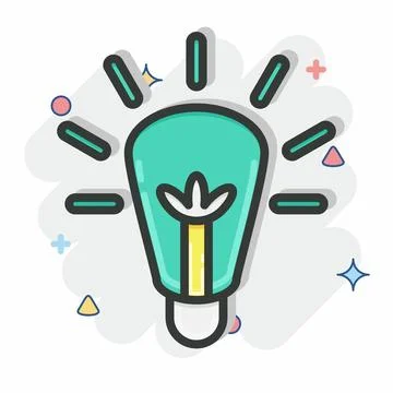 Icon Solving. related to Machine Learning symbol. Comic Style. simple desig.. イラスト素材