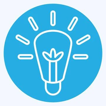 Icon Solving. related to Machine Learning symbol. blue eyes style. simple d.. イラスト素材