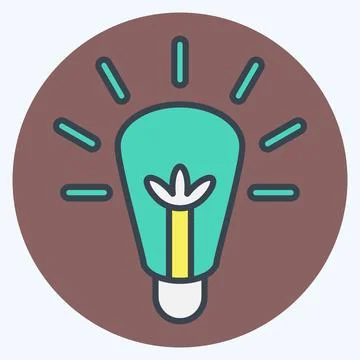 Icon Solving. related to Machine Learning symbol. color mate style. simple .. 스톡 일러스트