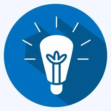 Icon Solving. related to Machine Learning symbol. long shadow style. simple.. イラスト素材