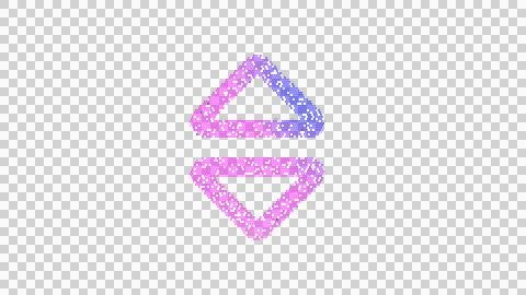Icon sort is made up of LED square shapes. There are bright diodes and there are Illustrazione stock