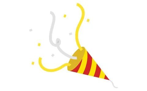 Icon sounding cracker, simple illustration 스톡 일러스트