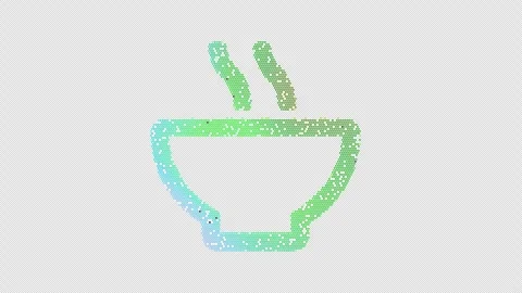 Icon soup is made up of LED square shapes that shimmer and flicker. There are Stock Footage 300457259