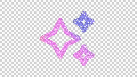 Icon sparkles is made up of LED square shapes. There are bright diodes and there Stock Illustration