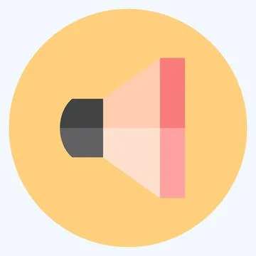 Icon Speaker 2. suitable for web interface symbol. flat style. simple design  Illustrazione stock