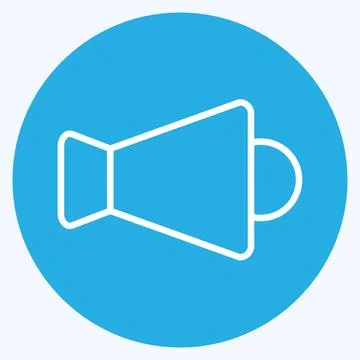 Icon Speaker. related to Eid Al Fitr symbol. islamic. ramadhan. simple illu.. Stock Illustration