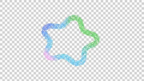 Icon splotch is made up of LED square shapes. There are bright diodes and there Stock Illustration