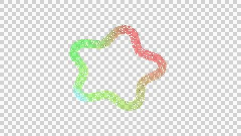 Icon splotch is made up of LED square shapes. There are bright diodes and there Stock Illustration