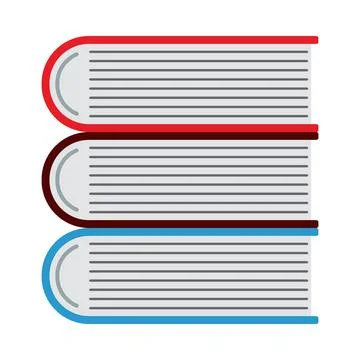 Icon Of Stack Of Books Illustrazione stock