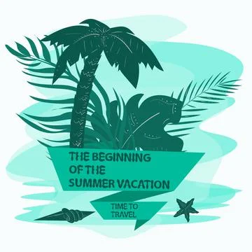 Icon sticker for design design on the theme of recreation vacation and travel Stock Illustration