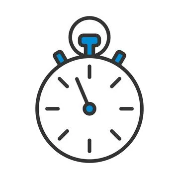 Icon Of Stopwatch Stock Illustration