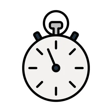 Icon Of Stopwatch Stock Illustration