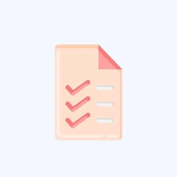 Icon Study Program. related to Education symbol. flat style. simple design .. 스톡 일러스트