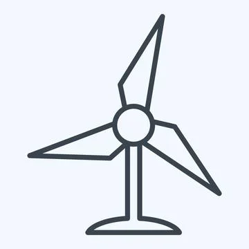 Icon Sustainable Development. related to Development symbol. line style Stock Illustration