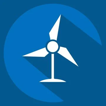 Icon Sustainable Development. related to Development symbol. long shadow styl Stock Illustration