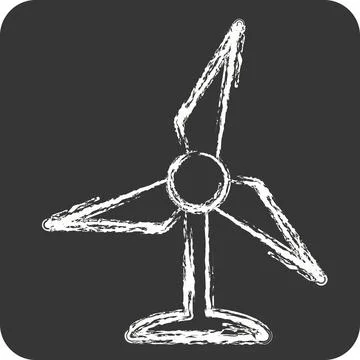 Icon Sustainable Development. related to Development symbol. chalk Style Stock Illustration