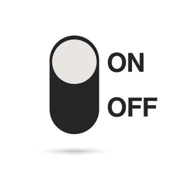 On off icon. Switch button. Vector illustration Stock Illustration