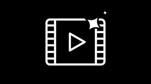 Icon symbol ai generate animated video icon logo ai create video footage 4k.. Stock Footage 321437322