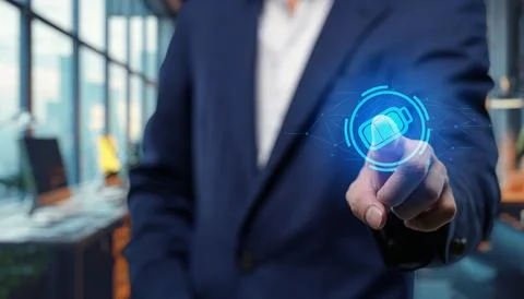 An icon symbol of a battery, displaying a rectangular shape with segmented .. Stock Photos