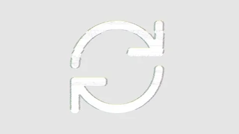Icon sync is distorted. Glitch. Noise, chromatic aberration, geometric Stock Footage 304798645