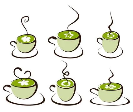 Icon tea Stock Photos
