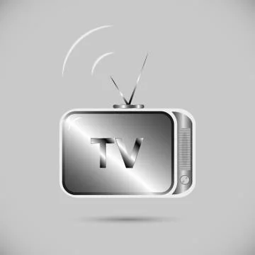Icon of television Stock Illustration