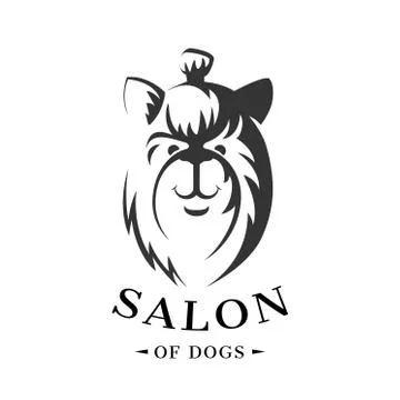 Icon template for the dogs store Stock Illustration
