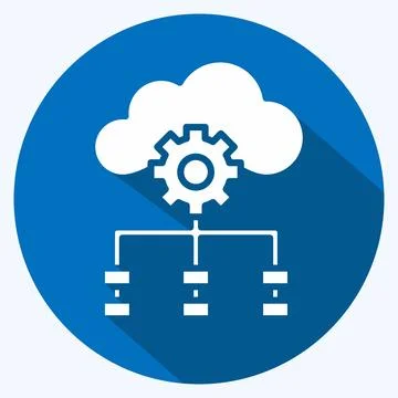 Icon Temporal Difference. related to Machine Learning symbol. long shadow s.. Illustrazione stock