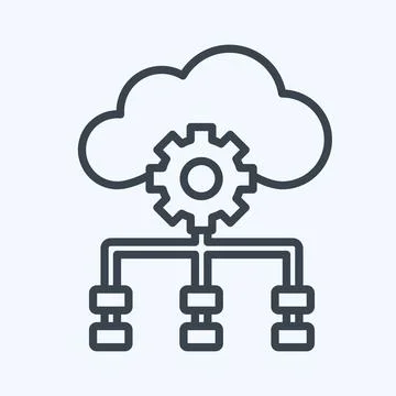 Icon Temporal Difference. related to Machine Learning symbol. line style. s.. イラスト素材
