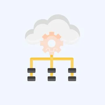 Icon Temporal Difference. related to Machine Learning symbol. flat style. s.. 스톡 일러스트