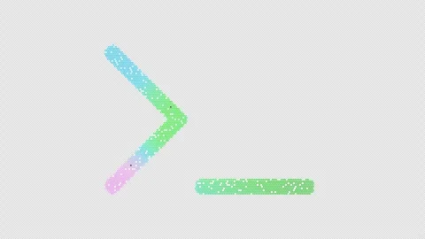 Icon terminal is made up of LED square shapes that shimmer and flicker. There 動画素材 295591820