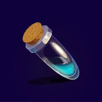 Icon test tubes with liquid イラスト素材