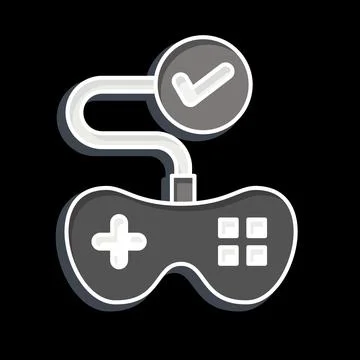 Icon Testing. related to Art and Media symbol. glossy style. simple design .. Stock Illustration