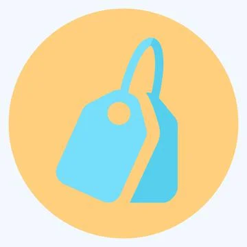 Icon Textile Sample - Flat Style,Simple illustration,Editable stroke Ilustración de archivo