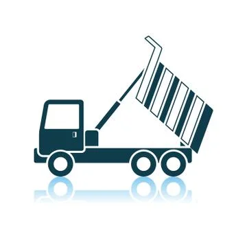 Icon Of Tipper Stock Illustration