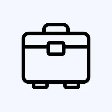 Icon Toolbox. suitable for building symbol. line style. simple design editabl Ilustración de archivo
