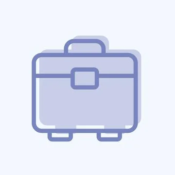 Icon Toolbox. suitable for building symbol. two tone style. simple design edi Ilustración de archivo