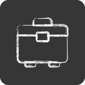 Icon Toolbox. suitable for building symbol. chalk Style. simple design edit.. Ilustración de archivo