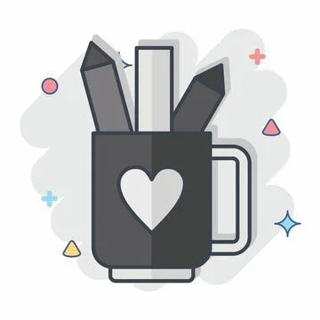 Icon Tools. related to Post Office symbol. comic style. simple design edita.. Stock Illustration