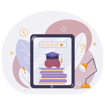 Icon on the topic of education, work, brainstorm Stock Illustration