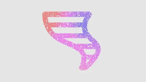 Icon tornado is made up of LED square shapes that shimmer and flicker. There are Stock Footage 300757816