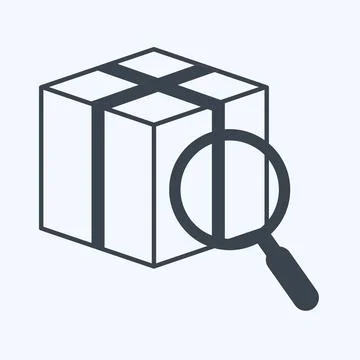 Icon Tracking. suitable for digital web symbol. glyph style. simple design ed 스톡 일러스트