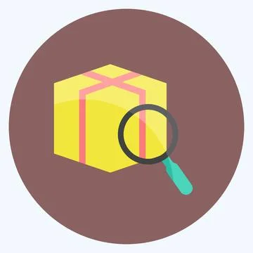 Icon Tracking. suitable for digital web symbol. flat style. simple design edi 스톡 일러스트