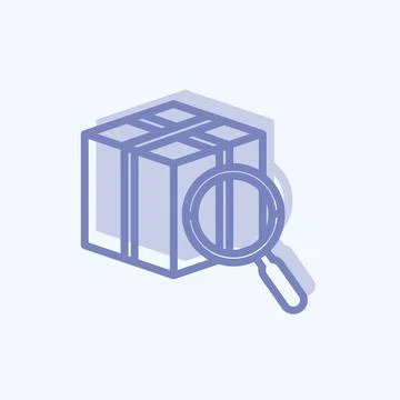 Icon Tracking. suitable for digital web symbol. two tone style. simple design 스톡 일러스트