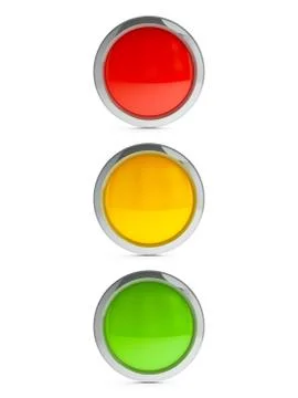 Icon traffic lights with highlight Stock Illustration