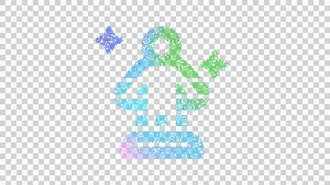 Icon transporter is made up of LED square shapes. There are bright diodes and Stock Illustration