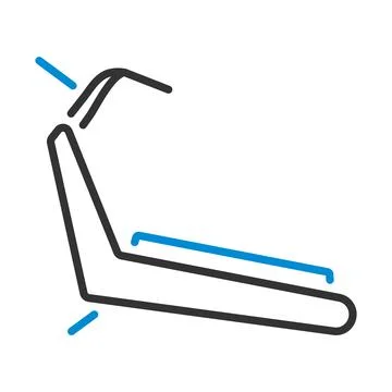 Icon Of Treadmill Stock Illustration