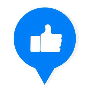 Like icon in trendy flat style. Vector illustration. EPS 10. Stock Illustration